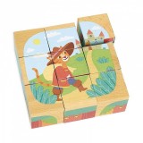 Cuburi Puzzle Poveste, Vilac