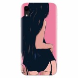 Husa silicon pentru Apple Iphone XR, Girl With Long Hair