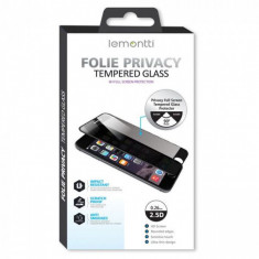 Lemontti Folie Sticla Privacy iPhone 11 Pro / XS / X Black (0.33mm, 9H) foto