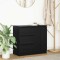 Gossi bufeta cu sertar stejar negru 71x35x65 cm lemn prelucrat