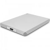 Cumpara ieftin Hard disk extern Lacie Mobile Drive 1TB USB-C 2.5 inch Moon Silver