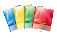 Caiet A4, 60 File - 80g/mp, Liniat Stanga, Coperta Carton Color Laminat, Aurora Splendid - Dictando foto