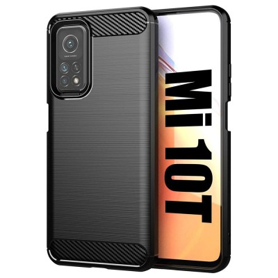 Husa TPU OEM Carbon pentru Xiaomi Mi 10T Pro 5G / Xiaomi Mi 10T 5G, Neagra foto