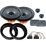 Pachet Difuzoare Auto Hertz DSK165.3 VW/Skoda/Seat, 160W RMS, Inele Adaptoare + Conectori - Compatibil Golf 4/Passat/Fabia