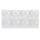 Set Capace Protecție Autocolante, Silicon, Transparent, 8 Bucăți