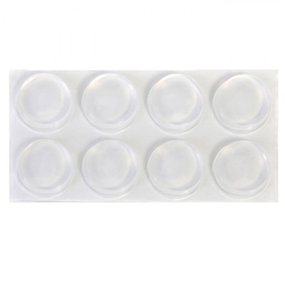 Set Capace Protecție Autocolante, Silicon, Transparent, 8 Bucăți foto