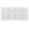 Set Capace Protecție Autocolante, Silicon, Transparent, 8 Bucăți