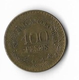 Moneda 100 pesos 2014 - Columbia
