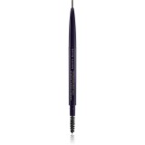 Kevyn Aucoin The Precision Brow Pencil creion pentru sprancene cu pensula culoare Brunette 0,1 g