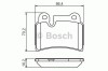Set placute frana,frana disc VW TOUAREG (7LA, 7L6, 7L7) (2002 - 2010) BOSCH 0 986 494 210