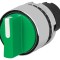 Comutator rotativ 22mm EAO Poz.i stabil 2 verde fără IP65
