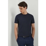 Medicine tricou din bumbac culoarea bleumarin, uni