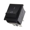 Buton intrerupator auto cu 4 pini, 2 pozitii, negru, Universal