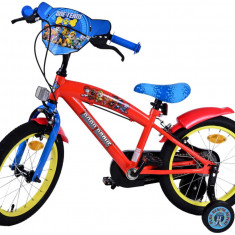 Bicicleta pentru baieti Paw Patrol, 16 inch, culoare rosu/albastru, frana de man PB Cod:21709