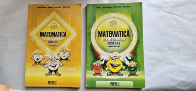 MATEMATICA EXERCITII SI PROBLEME CLASA A V A SEMESTRUL I SI II METEOR PRESS ,DRUGAN,GHICA ,MOROTI .GIURGIU foto
