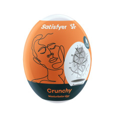 Crunchy Egg - Masturbator portocaliu, 7 cm