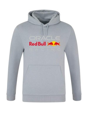 Red Bull Racing hanorac de bărbați cu glugă logo Core grey F1 Team 2025 - L foto