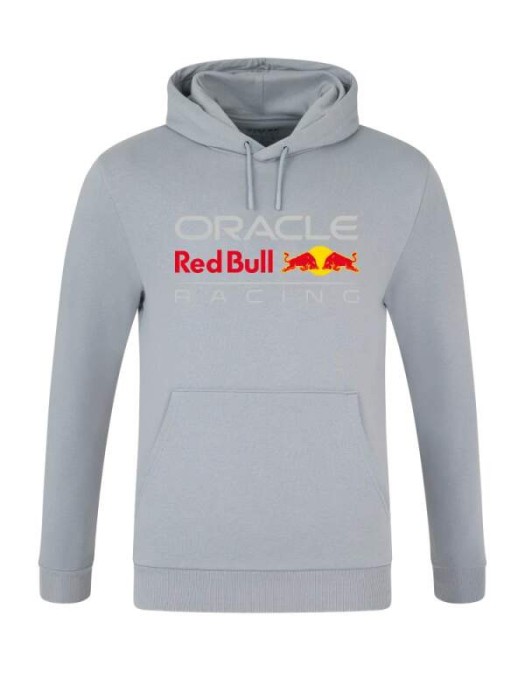 Red Bull Racing hanorac de bărbați cu glugă logo Core grey F1 Team 2025 - L
