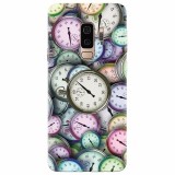 Husa silicon pentru Samsung S9 Plus, Clocks