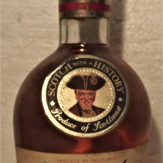 whisky OLD SMUGGLER, IMPORT SOFFIANTINO ITALY, CL. 75 gr 43 ANII 1960