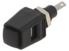 Clema de Laborator SCH&Uuml;TZINGER Neagră 16A Montare Insurubare Borna Arc Poliamida 38.9mm