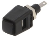Clemă de laborator neagră 16A 38,9mm