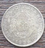 (MR13) MONEDA ROMANIA - 50 BANI 1956, REPUBLICA POPULARA ROMANA, MAI RARA