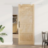 Ușa glisantă vidaXL cu set de accesorii 83x211 cm Lemn masiv de pin, Ușa interioară vidaXL &quot;ORKDAL&quot; 83x211x4 cm Lemn masiv de pin