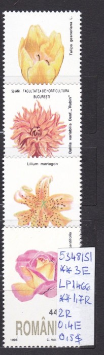 1998 Flora LP1466 MNH Pret 2+1Lei