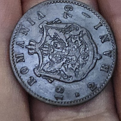 Romania 2 bani 1879 foto