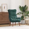 VidaXL Fotoliu de relaxare Verde &icirc;nchis 69 x 74 x 93 cm Catifea 42001836