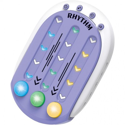 Jucarie Interactiva, Flippy, Tip Jocuri Ritmice, +3 Ani, din ABS, 8 Niveluri de Joc, 9.5 x 2.5 x 13.6 cm, Mov foto