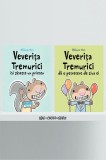Pachet 2 cărți educative Veverița Tremurici ( Prieten, Petrecere) - M&eacute;lanie Watt