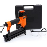 Capsator pneumatic 2 in 1 pentru capse 13-40 mm si cuie 2 mm, 1/4", Kraft