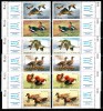 Romania 2007, LP 1771 a 1771 b, Rate si gaste salbatice, cu vignete st-dr, MNH!, Fauna, Nestampilat