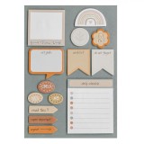 Notițe Adezive, Diverse Modele, Dimensiune 14.7x21cm, Multicolor, Set 280 Foi, Oem