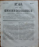 Cumpara ieftin Curier romanesc , gazeta politica , comerciala si literara , nr. 44 din 1844