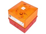 Semnalizator Lumină Flash Ambră FL40 24VDC IP65 5J