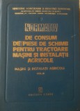 Normativ de consum de piese de schimb pentru Tractoare Masini si Instalatii agricole Vol. 2 - COLECTIV