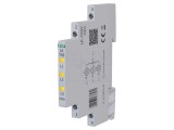 Indicator tensiune 3x230VAC F&amp;F LK-703Y pentru şină DIN IP20