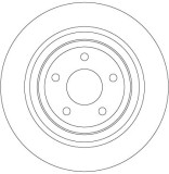 TRW DF6872 Disc frana