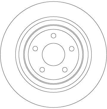 TRW DF6872 Disc frana foto