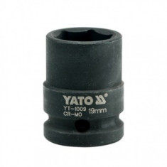 Cheie tubulara hexagonala de impact 1/2", 19mm, Yato YT-1009
