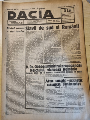 dacia 3 august 1941-al 2-lea razboi mondial,m. antonescu in chisinul eliberat foto