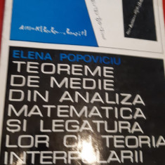 TEOREME DE MEDIE DIN ANALIZA MATEMATICA SI LEGATURA LOR CU TEORIA INTERPOLARII T