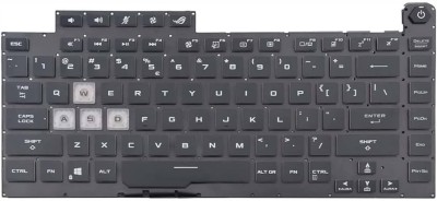 Tastatura Laptop Gaming, Asus, ROG Strix G15 G512LI, G512LI, G512LU, G512LU, G512LV, G512LV, G512LW, G512LW, G512LWS, G512LWS, iluminata, conector RGB foto