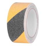 Cumpara ieftin Banda antialunecare, Strend Pro, autoadeziva, extra durabila, 50 mm x 5 m, negru si galben