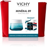 Trusa Crema intens hidratanta 100H Vichy Mineral 89 pentru ten uscat, 50 ml