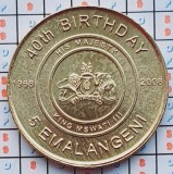 Swaziland 5 Emalangeni 2008 UNC - Mswati III (Birthday) - km 55 - A028, Africa