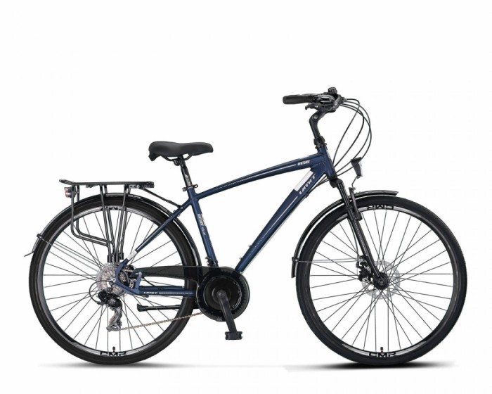Bicicleta City Umit Ventura, M-460-ATB-S, culoare albastru/gri, roata 28&quot;, cadru... Cod:32836510018
